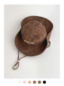 Wide Brim Summer Workwear Hiking Bucket Hat, Four Seasons Solid Color Quick-Dry Hanging Rope Bucket Hat, UV Protection Sun Hat, Unisex Outdoor Thin Western Cowboy Hiking Hat, Spring/Summer Face-Slimming Wide Brim Sun Protection Hat, Distressed Wasteland Style Solid Color Workwear Hiking Bucket Hat, Four Seasons Solid Color Quick-Dry Bucket Hat, UV Protection Sun Hat, Unisex Outdoor Thin Western Cowboy Hiking Hat - Multicolor - View 14