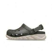 Crocs Duet Max Clog EVA Soft And Comfortable Clogs, Unisex Style, Dark Grey. - Dark Grey - View 13