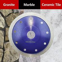 3pcs 5-Inch Ultra-Thin Diamond Saw Blades, For Ceramic Cutting, Brand New Grid Pattern Segmented Edge, No Chipping, Ultra-Thin And Durable, Suitable For Cutting Tiles, Ceramics, Granite With Grinder - B - View 6