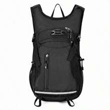Outdoor Hiking Backpack, Cycling Backpack, Lightweight Trekking Backpack For Travel, Waterproof Daypack For Climbing, Unisex Sports Shoulder Bag - 黑色版本 2 - 查看 1
