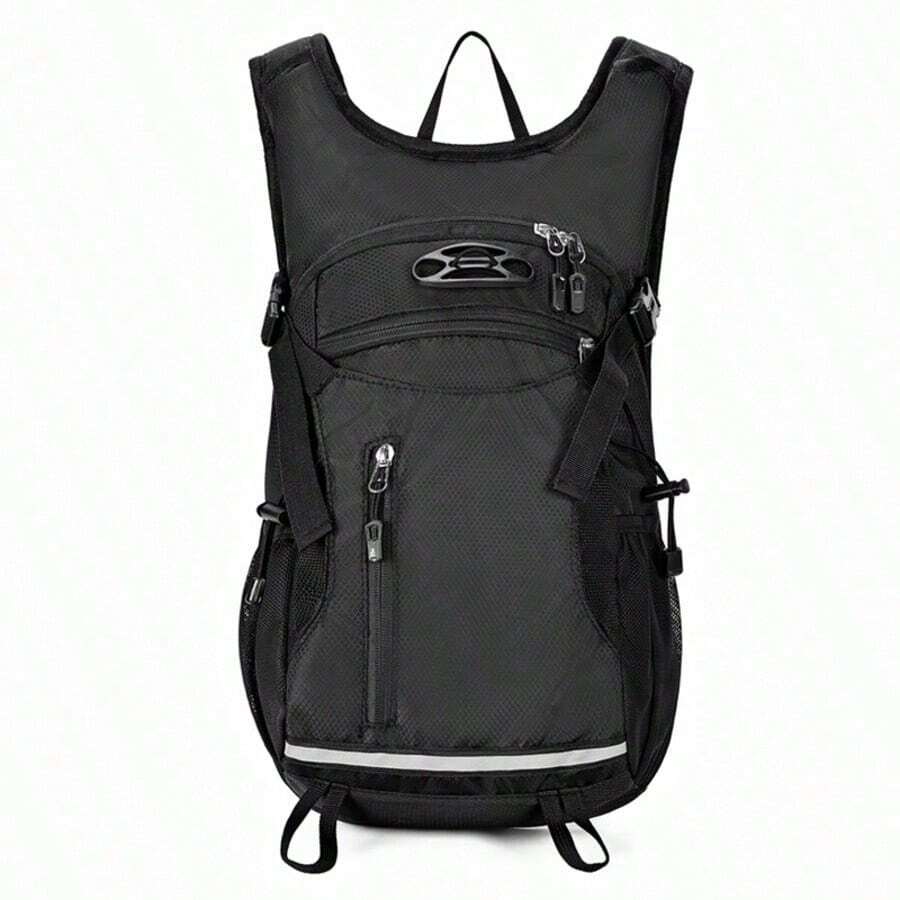 Outdoor Hiking Backpack, Cycling Backpack, Lightweight Trekking Backpack For Travel, Waterproof Daypack For Climbing, Unisex Sports Shoulder Bag - 黑色版本 2 - 查看 1