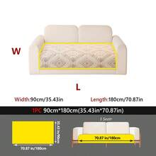 1pc Boho Geometric Tufted Sofa Cover, Skin-Friendly Anti-Scratch Pet Friendly Couch Protector, Washable All Season Universal Furniture Slipcover For Living Room - Multiple Styles 1 - View 35