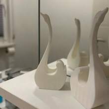[Swan Love] 3D Printed Swan-Shaped Ring Holder, Romantic Gift For Wedding Anniversary, Jewelry Display Stand, Proposal Ring Storage Rack, Decorative Item For Dressing Table, Creative Gift For Girlfriend Or Bride - Swan Storage Rack - View 5