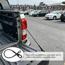 TRTY 1pc/2pcs Car Tailgate Cargo Box Cable, Tailgate Lift Support Cable, Length: 40cm/15.74 Inch Replacement Part OE:65770-04030 6577004030, Suitable For Tacoma Pickup 1995 To 2003, Truck, Car Cargo Box Rear Tailgate Accessories, Also An Ideal Holiday And Birthday Gift - Cargo Box Tailgate Support Cable - View 10