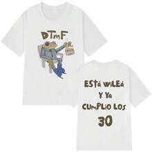 Maßgefertigtes Bad Bunny DTMF New Album T-Shirt, Unisex-Modekleidung, Sommer-Baumwoll-Freizeit-T-Shirt, Streetwear-Top-T-Shirts - 2 - Übersicht 2