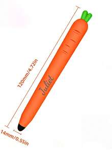 Customized Text LOGO Cute Carrot Shaped Stylus Pen, Suitable For Touchscreen Devices, High Precision And High Sensitivity, Compatible With IPad, Smartphones, Android Devices And Tablets, Suitable For All Universal Touchscreen Devices - Multicolor - View 11