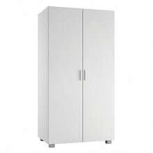 Kids 2-Door Wardrobe - Grey - View 5
