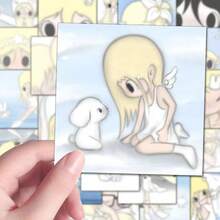 Bộ sticker dán trang trí DIY Wild Autumn cho nữ, phong cách vintage anime Hàn Quốc, hình cô gái hoạt hình dễ thương, chữa lành - Nhiều màu - Xem 5