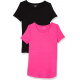 Negro/Rosa oscuro