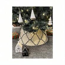 Christmas Tree Collar - Rustic Woven Base For Artificial Trees - Hide Stand - Home Decor - 1PC - View 3