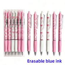 Pulpen Gel yang Dapat Dihapus Bertema Pita - Ujung Halus 0,5 mm, Tinta Biru Cepat Kering, Pulpen Ballpoint yang Dapat Ditarik dengan Penghapus Terintegrasi, Kembali ke Sekolah, Hari Pertama Sekolah - MultiWarna - View 8