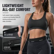 Unisex Slim Running Waist Belt, No-Bounce Phone Holder Waist Bag, Suitable For IPhone Pro Max And All Smartphones, Lightweight Sweat-Proof Running Gear, With Reflective Stripes, Suitable For Jogging, Workout, Walking. - Multicolor - View 4