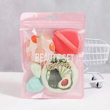 5pcs Thickened Marshmallow Powder Puff Set, Dry & Wet Dual Use, Non-Absorbent For Powder, Foundation And Cushion, Makeup Tools Suitable For All Skin Types - Multicolor - View 9