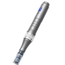 Dr Derma Pen M8 Wireless Adjustable Electric Microneedling Pen, Includes 12 X 0.25mm Replacement Needles - Grey - View 4