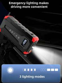 7-In-1 Car Emergency Jump Starter, 5000A 150PSI Air Compressor, 12V Portable Car Battery Jump Starter, Emergency Tool Kit - DDQ-1013 - View 8