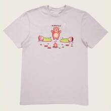 Elogio al Señor Oscuro, Gatito Adorador, Frotar mi vientre, Camiseta de oso de manga corta adorable - Negro - Ver 10