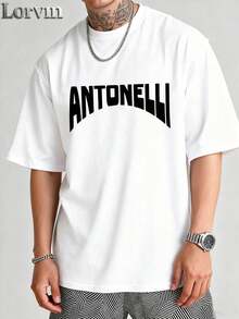Antonelli Retro Racing Helmet, Men's T-Shirts, Summer Holiday Clothing, Partner Outfits, Suitable For Excursions Or Weekend Trips, Gifts For Friends. - White - View 2