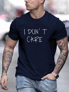 Men'S Black And White Patterned Casual Short-Sleeve T-Shirt For Spring, Summer, And Autumn. - 白色 - 查看 6