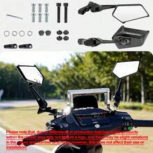 Spion Modifikasi Sepeda Motor, Spion Reflektif, Spion Gaya Bilah, Spion Anti-Silau Definisi Tinggi, Spion Keren, Spion Universal untuk Sepeda Motor Listrik, Spion Kokoh dan Tahan Lama, Spion Universal, Cocok untuk Modifikasi Sepeda Motor dan Sepeda Listrik - A - View 15