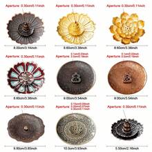 1pc Chinese Creative Lotus Flower Incense Holder, Incense Ash Tray, Indoor Incense Burner Decor - Multicolor - View 4