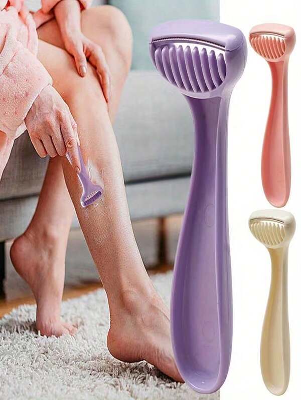 1pc High-Quality Women's Hair Removal Device, Smooth Shaving, Comfortable Facial Hair Removal, Bikini Small Shaver, Suitable For Sensitive Skin, Ergonomic Design, Wear-Resistant Handle, Portable And Easy To Clean, Exfoliator, Back To School, Home Decor, Home Supplies, Household Essentials, Gift For Women, Gift For Men, Gift For Mother, Gift For Father, Gift For Grandfather, Gift For Grandmother