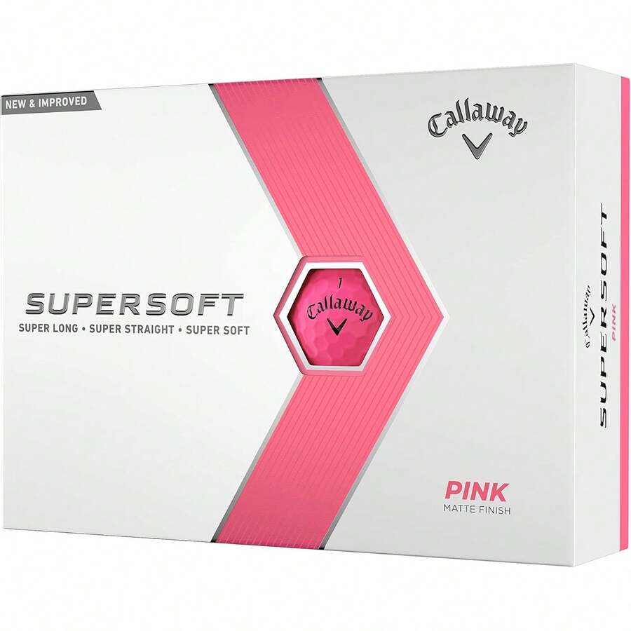 Callaway Golf Supersoft Golf Balls (2023) Variant 1 - Pink - View 1