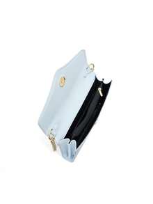 Dedoo PU Leather Dual-Color Letter Print Casual Shoulder Bag, Envelope Bag, Chain Shoulder Bag, Crossbody Bag, Women's Style, Fashionable And Versatile - Blue - View 6
