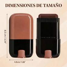Tinte Para Cabello Con Peine  y Práctico Para Retoques Rápidos, Touch Up Comb 2 en 1 Coreano, Barra Portátil Para Retocar El Color Del Cabello Con Peine Para Mujeres y Hombres (Negro) - Negro - Ver 4