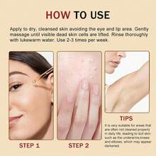 Xioimy Rice Facial Exfoliating Gel 100ml, Deep Cleansing Skin Impurities, Makes Skin More Perfect, Gentle And Non-Irritating, Strong Moisturizing, Makes Skin More Radiant, Suitable For Face, Neck, Arms And Body - Quantity - View 5