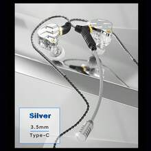 KZ 15D Ultra-Low Bass In-Ear Kopfhörer mit integriertem Mikrofon, 3,5mm AUX/Type-C Digitalchip, neue In-Ear Gaming Kopfhörer mit Metall-Ohrhörern, geeignet für Videospiele und Live-Streaming-Audio auf der Bühne - Übersicht 9