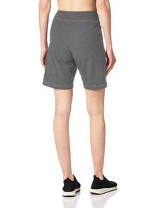 Danskin Bermudas Essential Side Shirred Bermudas para Mujer - Carbón gris jaspeado - Ver 3