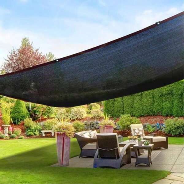 Malla de Sombra para Exteriores, Protección UV, Toldo Solar Duradero, Adecuado para Viajes, Picnic y Piscina, Múltiples Tamaños Disponibles
