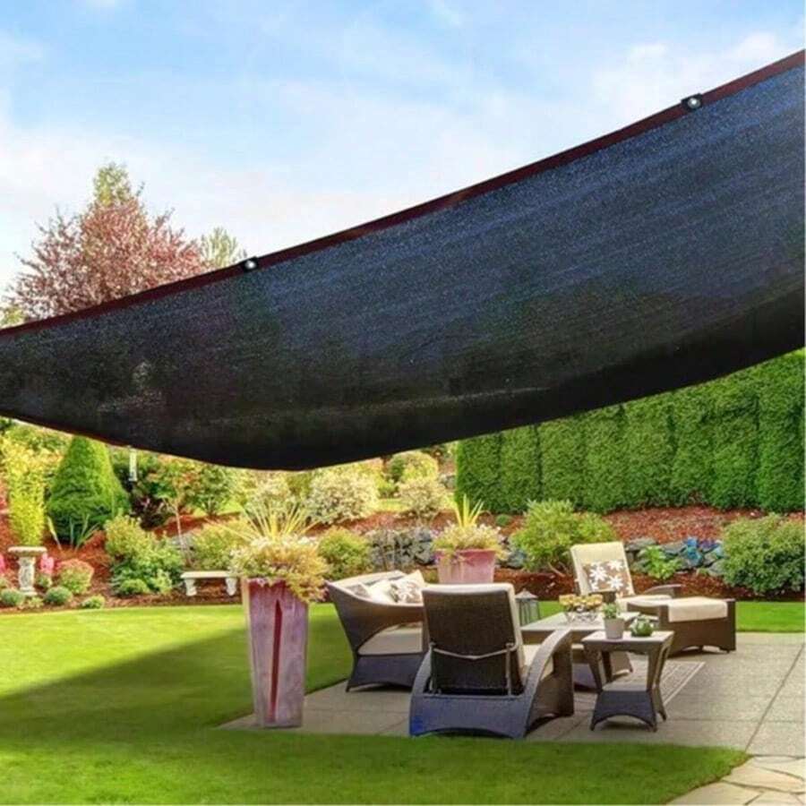 Outdoor Sunshade Net, UV Protection, Durable Sun Canopy, Suitable For Travel, Picnic And Pool, Multiple Sizes Available