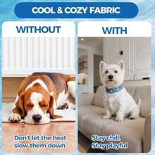 Dog Cooling Bandana For Dogs, 2 Pack Instant Cooling Bandanas, Adjustable Neck Wraps Ice F Bib Gel Cooler Pet Bandanas Hunting Training Hiking Cam Accessories For Summer, Blue S - Z-blue - View 5