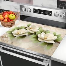 1pc 2D Floral Kitchen Countertop Mat, Diatomaceous Earth Material, Highly Absorbent, Suitable For Tableware, Coffee Machine, Microwave, Etc. Fashionable Watercolor Design, Ideal Choice For Modern Kitchen. - Multicolor - View 11