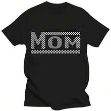 Women's T-Shirt For Happy Mother's Day - 黑色 6 - 查看 1