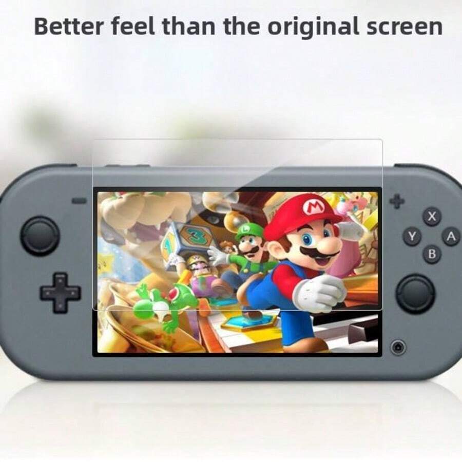 1 miếng kính cường lực bảo vệ màn hình phủ toàn diện cho máy Switch/Switch OLED/New Switch 2(2025)/Switch Lite, chống trầy xước chống va đập - Xem 1