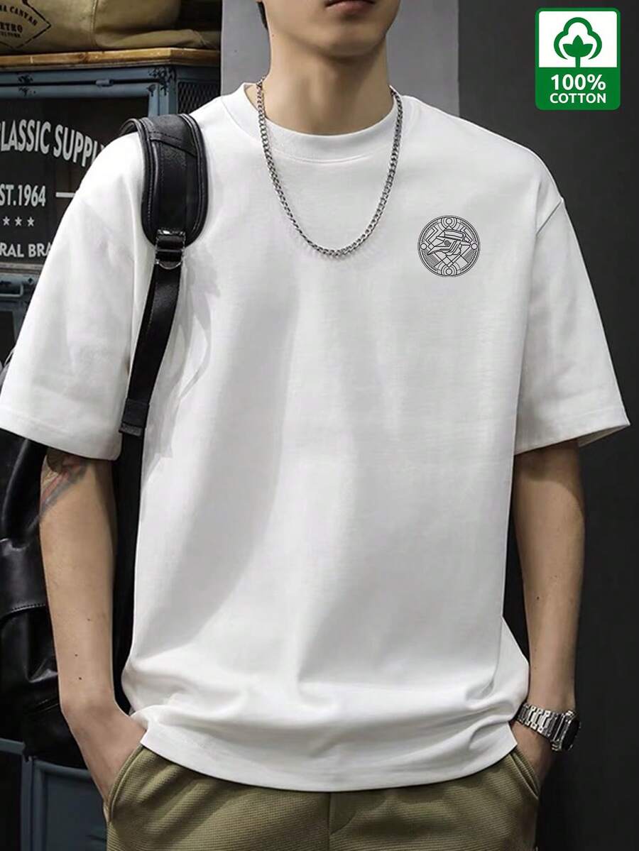 Men Outdoor Tees & Tanks - 白色 - 查看 1