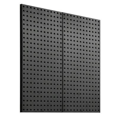 [Fathersdaygift] Paneles de Tablero de Acero Resistente 2-paquete 32x16 Estanterías, Organizador de Pared de Metal Resistente a la Corrosión, Fácil Instalación Almacenamiento Colgante Garaje & Banco de Trabajo, Montaje, Mano