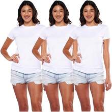 Alfani Playera Manga Corta para Mujer 3Pack, Cuello Redondo, 100% Algodon - Negro - Ver 11