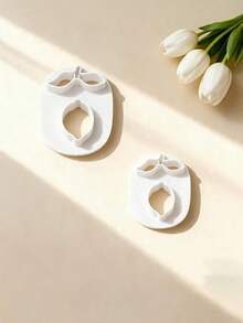 Lemon Polymer Clay Cutters, Realistic Citrus Fruit Shapes For Summer Handmade Earring Craft Supplies - White - View 5