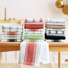 4-Piece Waffle Weave Kitchen Towel Set | Multiple Colors Available 100% Cotton, Super Absorbent, Quick-Drying And Soft. Durable Decorative Multi-Purpose Towels, Ideal As Tea Towels And Dish Cloths For Daily Household Cleaning. - Multicolor - View 3