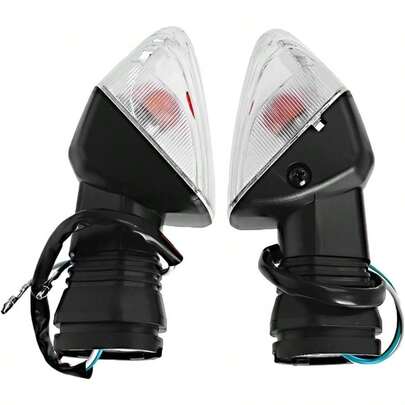 Motorcycle Front Rear Turn Signal Indicator Lights Replaces ZX-6RR KLE500 KLE 650 KLR650 -