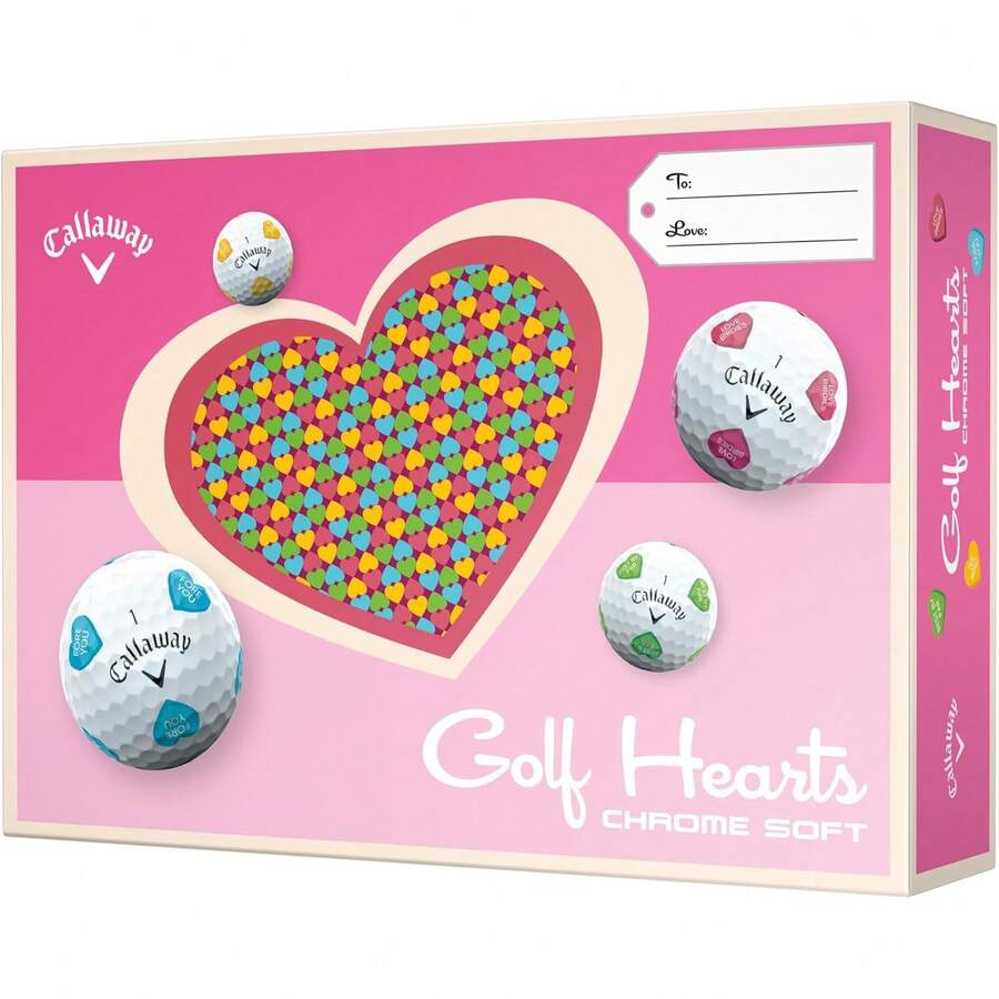 Callaway Golf Chrome Soft 2026 Golf Balls Variant 1 - Truvis Hearts - View 1