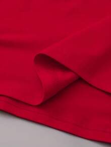 Camiseta de Artes Marciales para Mujer ATX - Top con diseño de patadas, con logotipo de ATX/adecuada como regalo, uniforme de equipo, uso diario| Cami - Rojo - Ver 5