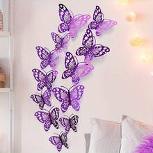 These Versatile Butterfly Stickers Provide An Easy Method To Refresh Your Wall Decor By Introducing Subtle Pattern Play That Complements A Modern Room Decor Aesthetic And Supports A Cohesive Home Decor Style Throughout The Space. - Q-12 - View 4