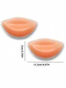 2pcs Ultra Soft Silicone Breast Pads, Breast Enhancement Gel, Breast Lift, Non-Slip Adhesive Lift Pads. Bikini Straps, Seamless Underwear Lift, Comfortable Soft Women's Underwear Accessories. - Multicolor - View 9