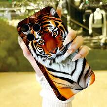 Tiger Pattern, Tpu Phone Case, Realistic Tiger Design, Compatible With Iphone 13 14 15 16 17 And  Models, Protective And Stylish Cover, High Quality Print, Durable Material, Perfect For Animal - transparente - Ver 5