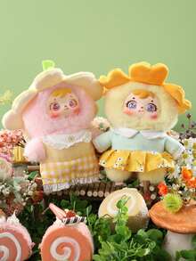 Authentic BEAUTY AN OPTIMEL Samuel Blind Box Series Flower Shadow Flowing Light Doll Blind Box, 6 Regular Styles + 1 Hidden Style, Flower Fairy Design, Movable Eyes Collectible Figurine Pendant, Birthday Holiday Gift For Girls Students [Non-Plush Filled] - Multicolor - View 2