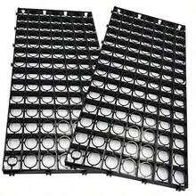 8 X Plastic Driveway Grids Black Plastic Mat For Turf, Grass, Lawn, Path & Gravel Protector Drainage Mat - 8 Turf Grids - View 4